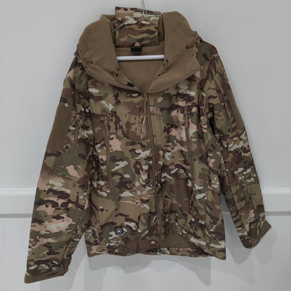NWT MagcoMsen Men's Army Style Camouflage Field Jacket Size M $80 BB335